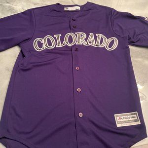 Colorado Rockies Official Carlos Gonzalez 'Cool Base' MLB Authentic Jersey